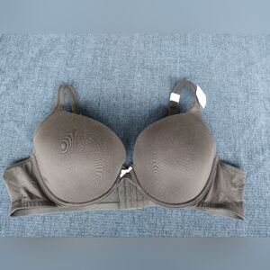 Cacique Purple Boost Plunge Bra Black 50B